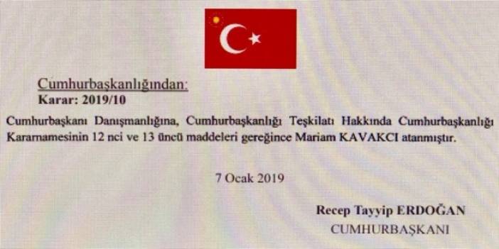 Erdoğan'a ABD pasaportlu, yeni nesil türbanlı danışman