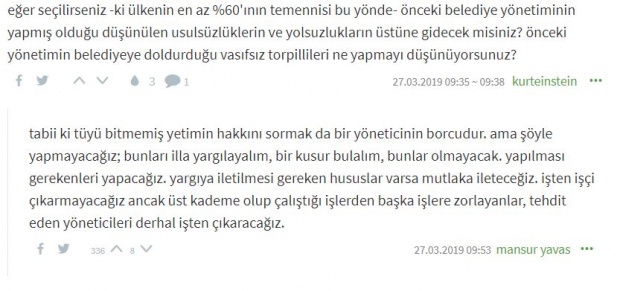 Mansur Yavaş Ekşi Sözlük yazarlarının sorularını yanıtladı 15