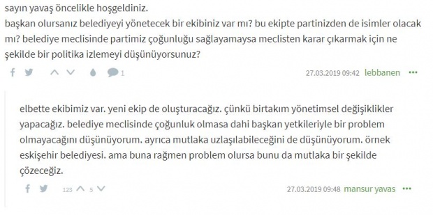 Mansur Yavaş Ekşi Sözlük yazarlarının sorularını yanıtladı 19