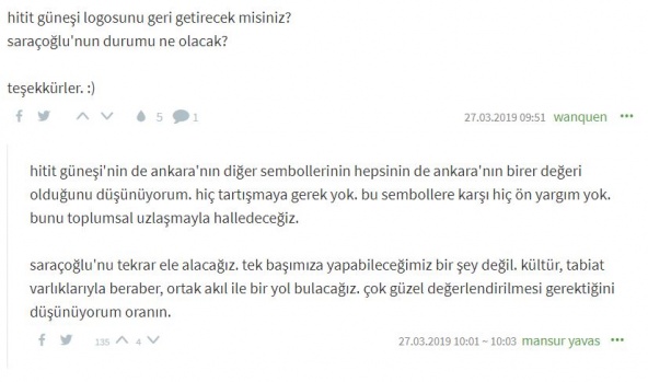 Mansur Yavaş Ekşi Sözlük yazarlarının sorularını yanıtladı 24
