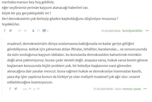 Mansur Yavaş Ekşi Sözlük yazarlarının sorularını yanıtladı 4
