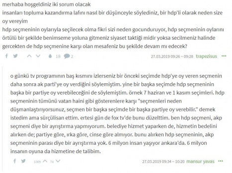 Mansur Yavaş Ekşi Sözlük yazarlarının sorularını yanıtladı 7