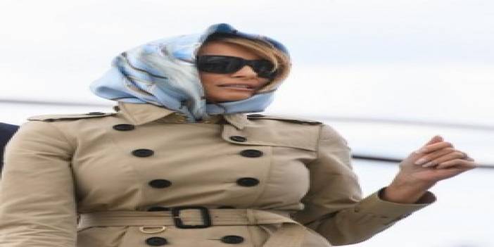 Melania Trump'ın heykeli dikildi