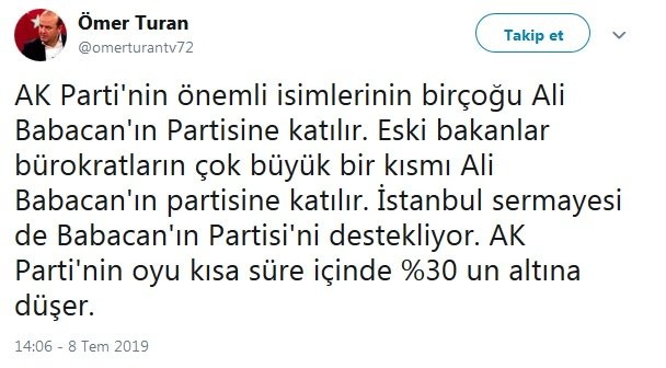 Ali Babacan için ne yorum yaptılar? 2