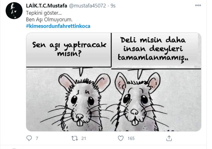 Vatandaşın, Koca'ya öfkesi dinmiyor: "Benim bedenim, aşı olmayacağım!" 20