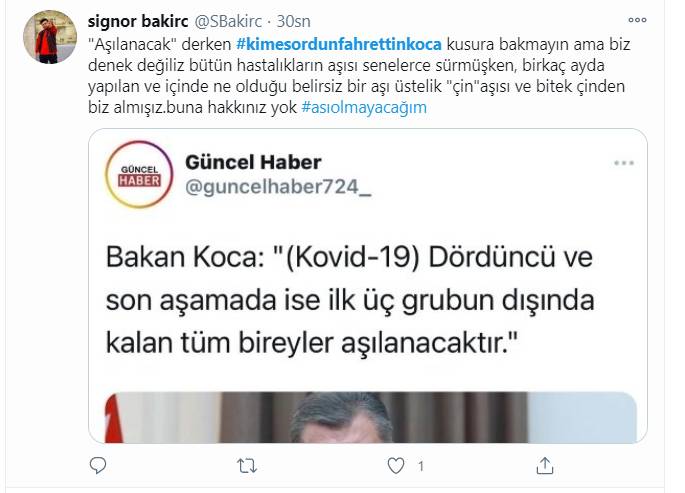Vatandaşın, Koca'ya öfkesi dinmiyor: "Benim bedenim, aşı olmayacağım!" 21