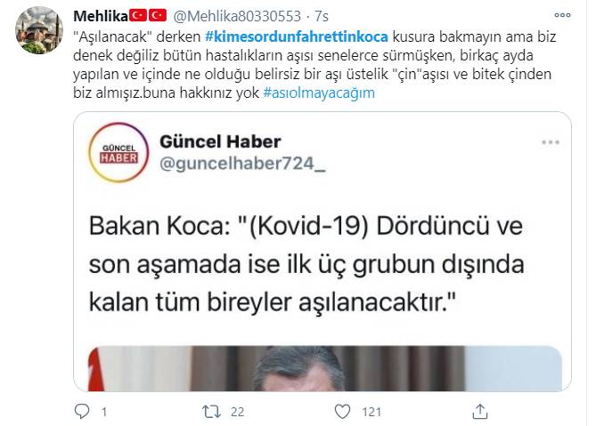 Vatandaşın, Koca'ya öfkesi dinmiyor: "Benim bedenim, aşı olmayacağım!" 5