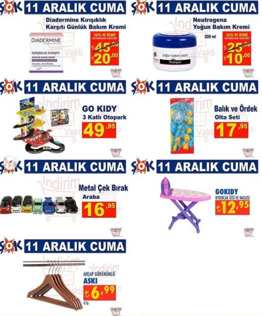 Bim, Şok, A101 ürün kataloğu yayınlandı: 11 - 18 Aralık 2020 12