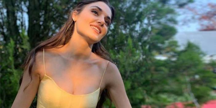 Hande Erçel'in o fotoğraflarına beğeni yağdı