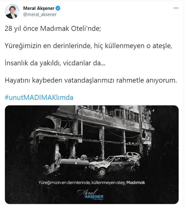 Siyasi ve ünlü isimlerden "Madımak" mesajları 12