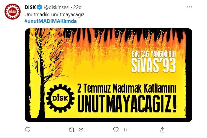 Siyasi ve ünlü isimlerden "Madımak" mesajları 4
