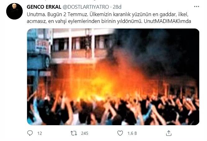 Siyasi ve ünlü isimlerden "Madımak" mesajları 6