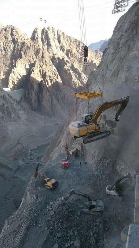 İş makineleri böyle taşındı 8