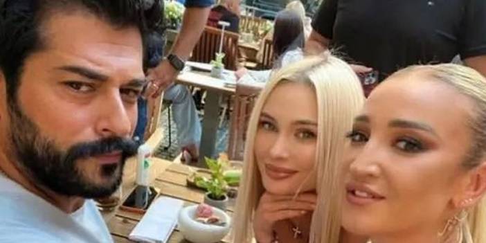 Burak Özçivit'ten Playboy yıldızlarıyla poz! Fahriye Evcen görmesin!