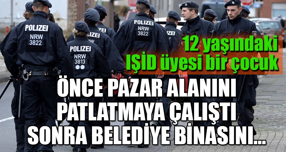 12 yaşındaki IŞİD'li çocuk Önce pazar alanını patlatmak istedi sonra...