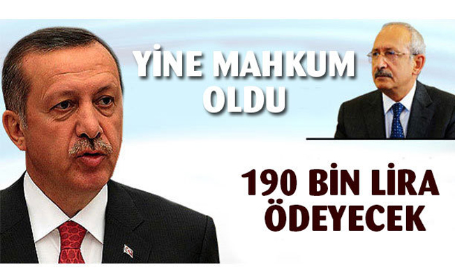 Kılıçdaroğlu Erdoğan'a 190 bin lira tazminat ödeyecek