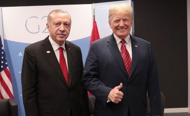 Erdoğan, Trump ile görüştü
