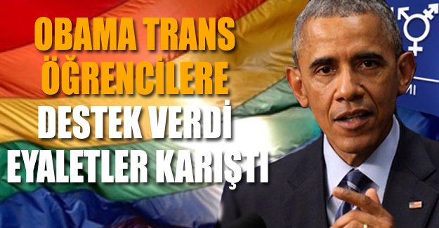 Obama'dan trans öğrencilere destek