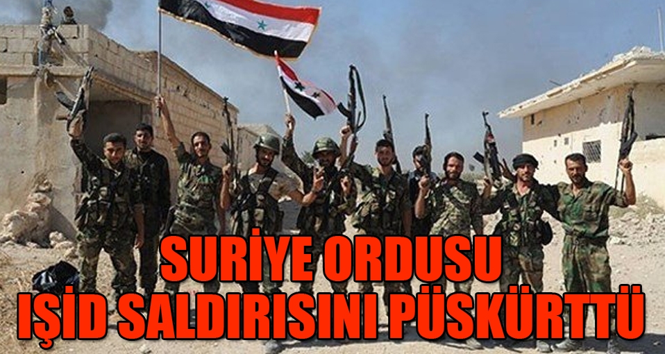 Suriye ordusu Palmira yakınlarında IŞİD'i geri püskürttü
