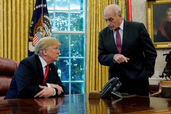 Trump, görevinden ayrılacağını açıkladı