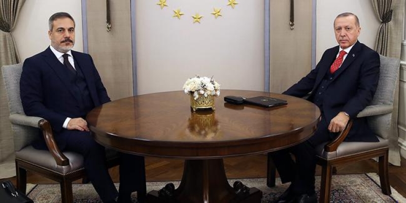 Erdoğan, MİT Başkanı Fidan'ı kabul etti