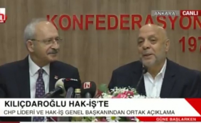 Kılıçdaroğlu'ndan asgari ücret çıkışı