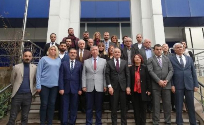 Mansur Yavaş CHP İl Teşkilatı'nı ziyaret etti