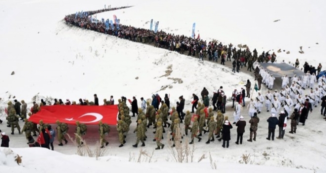 104. yıl dönümünde Sarıkamış Şehitleri için anma programı