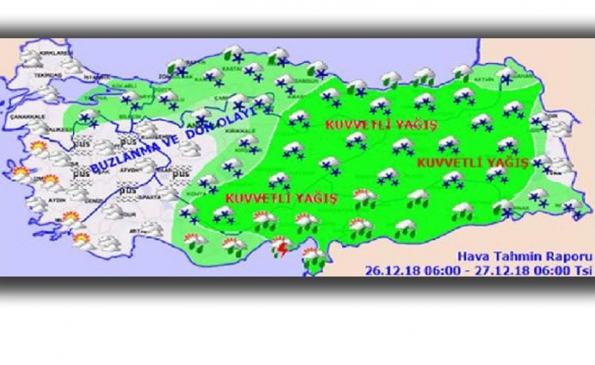 Meteoroloji'den kuvvetli yağış ve don uyarısı!