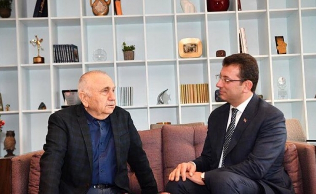 İmamoğlu'ndan Bedrettin Dalan'a ziyaret
