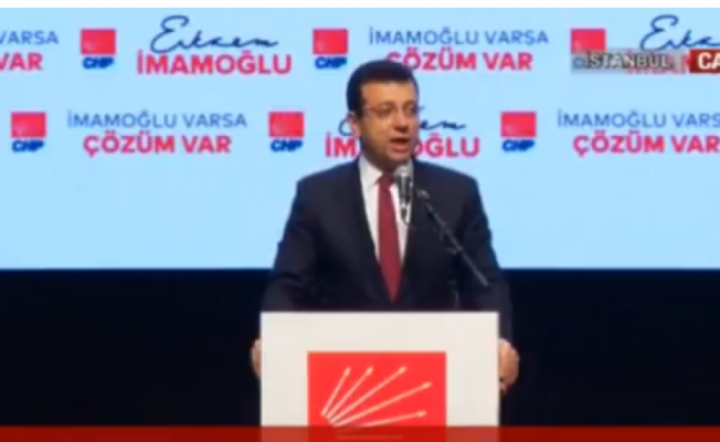 İmamoğlu: 'İstanbul, eski model yöneticiler tarafından yönetilemez'