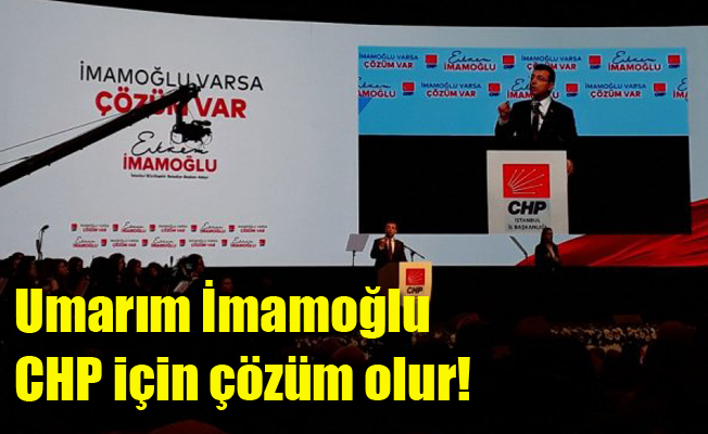 Ekrem İmamoğlu İstanbul için çözüm olur mu?