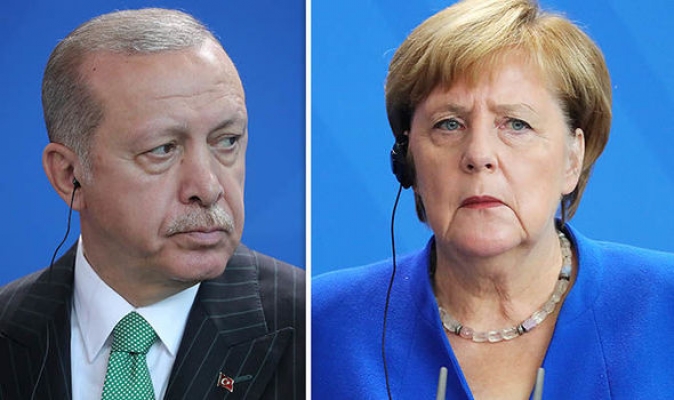 Erdoğan ve Merkel'den kritik Suriye görüşmesi