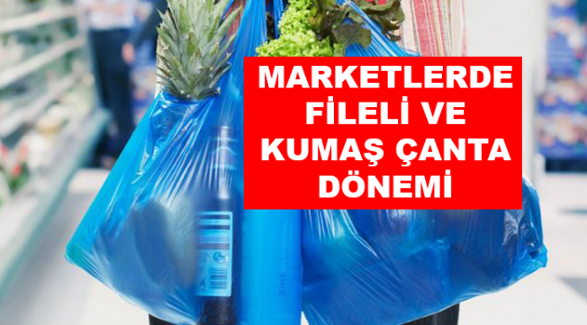 Plastik poşetler bugünden itibaren ücretli