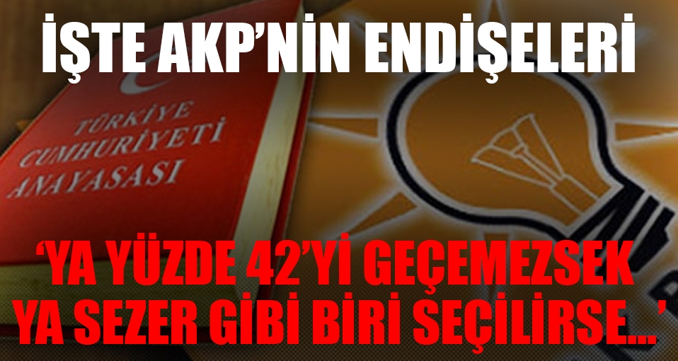 AKP'nin Anayasa endişesi