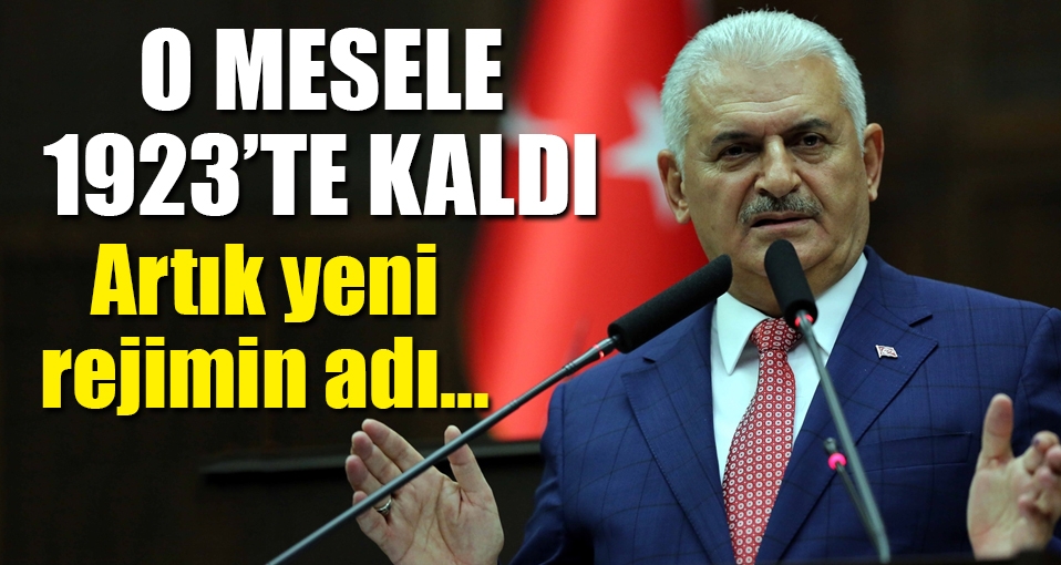 'Rejim değişti o mesele 1923'te bitti'