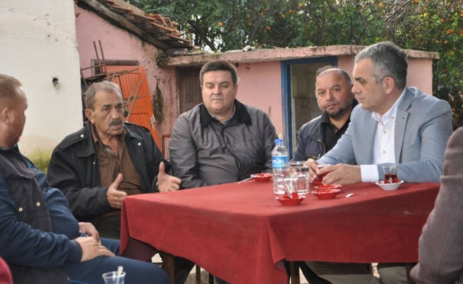 CHP'li Esen köy kahvesinde