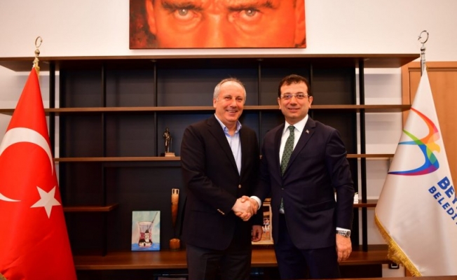 Muharrem İnce'den Ekrem İmamoğlu'na ziyaret