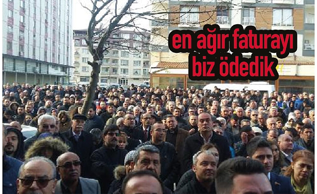 AKP'nin soruşturma açtığı CHP'li başkana destek için toplandılar