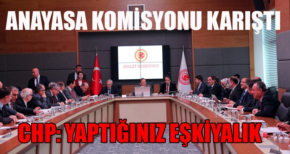 Anayasa Komisyonu karıştı!