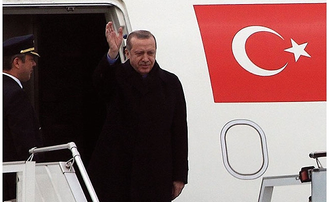 Erdoğan Rusya'dan ayrıldı