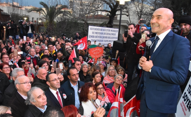 İzmir'de Soyer'e sevgi seli