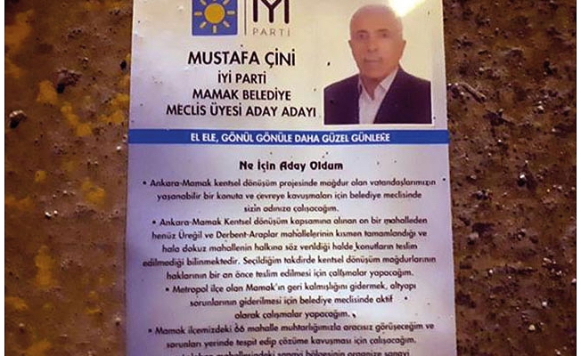 İYİ Parti'nin adayı seçim çalışması yaparken hayatını kaybetti