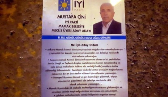 İYİ Partili Aday Adayı, seçim broşürü dağıtırken hayatını kaybetti