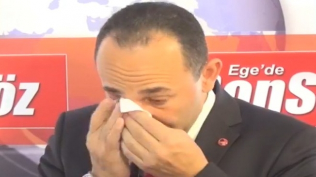 CHP'nin Urla Adayı gözyaşlarını tutamadı