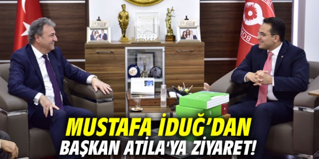 Mustafa İduğ’dan Olgun Atila'ya ziyaret!