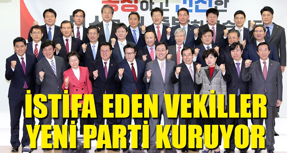 Güney Kore'de istifa eden milletvekilleri yeni parti kuruyor