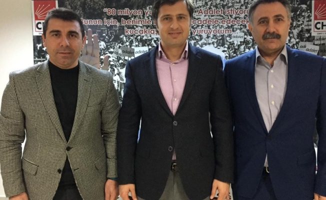 Sandal ve Alper’den İl Başkanına ziyaret