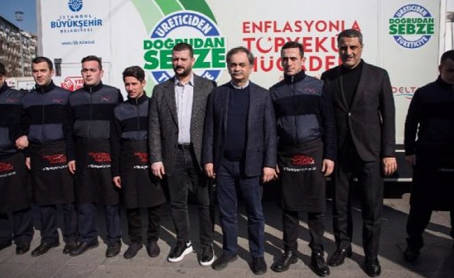 Ucuz sebze uygulaması İstanbul'da da başladı