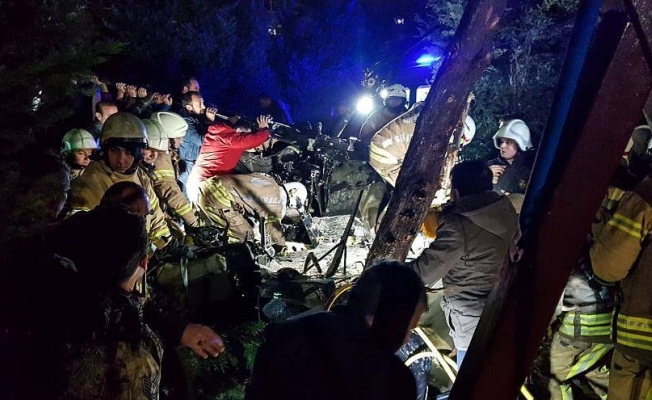 İstanbul Valisi düşen askeri helikopterdeki şehit sayısını açıkladı